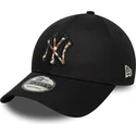 cepur-izliekta-melns-regulejams-9forty-faux-pony-infill-no-new-york-yankees-mlb-no-new-era