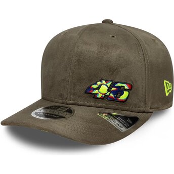 Cepur izliekta zaļš snapback 9SEVENTY Stretch Snap Flawless no Valentino Rossi VR46 MotoGP no New Era