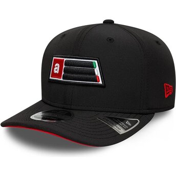 Cepur izliekta melns snapback 9SEVENTY Stretch Snap Patch Aprilia Piaggio no New Era