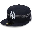 cepur-plakana-tumsi-zils-pieguloss-59fifty-icon-no-new-york-yankees-mlb-no-new-era