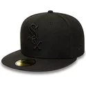cepur-plakana-melns-pieguloss-59fifty-no-chicago-white-sox-mlb-no-new-era