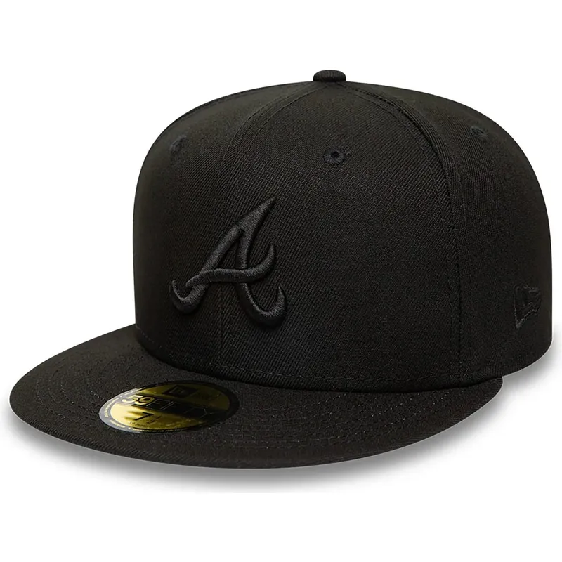 cepur-plakana-melns-pieguloss-59fifty-no-atlanta-braves-mlb-no-new-era cepur-plakana-melns-pieguloss-59fifty-no-atlanta-braves-mlb-no-new-era