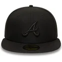 cepur-plakana-melns-pieguloss-59fifty-no-atlanta-braves-mlb-no-new-era