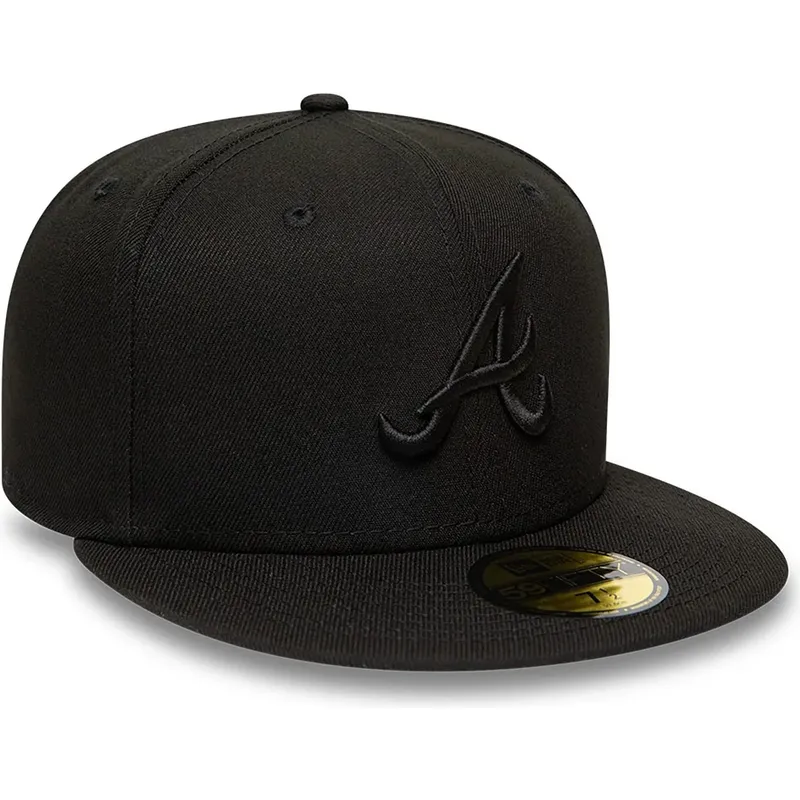 cepur-plakana-melns-pieguloss-59fifty-no-atlanta-braves-mlb-no-new-era cepur-plakana-melns-pieguloss-59fifty-no-atlanta-braves-mlb-no-new-era
