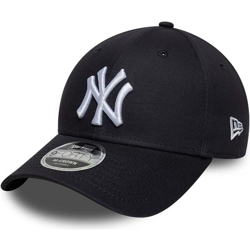 cepur-izliekta-tumsi-zils-snapback-9forty-m-crown-side-script-no-new-york-yankees-mlb-no-new-era