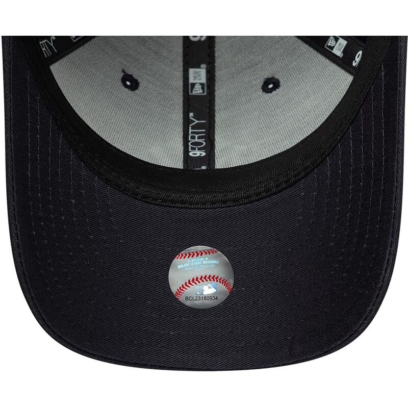 cepur-izliekta-tumsi-zils-snapback-9forty-m-crown-side-script-no-new-york-yankees-mlb-no-new-era