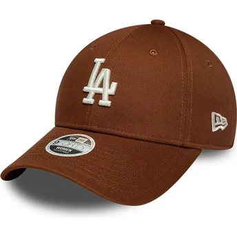 Cepur izliekta brūns regulējams 9FORTY League Essential Midi no Los Angeles Dodgers MLB no New Era