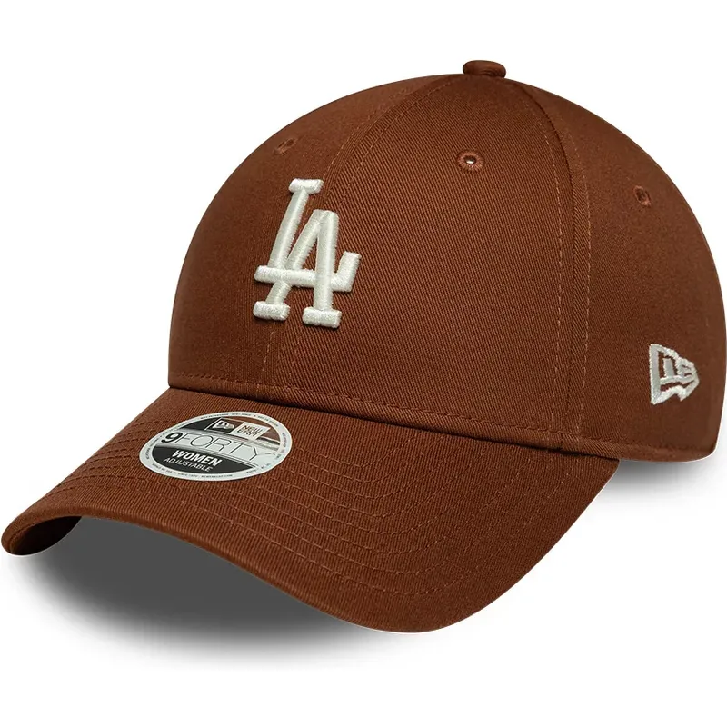 cepur-izliekta-bruns-regulejams-9forty-league-essential-midi-no-los-angeles-dodgers-mlb-no-new-era