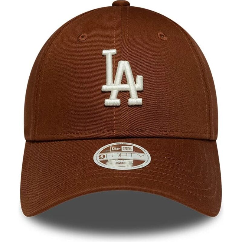 cepur-izliekta-bruns-regulejams-9forty-league-essential-midi-no-los-angeles-dodgers-mlb-no-new-era