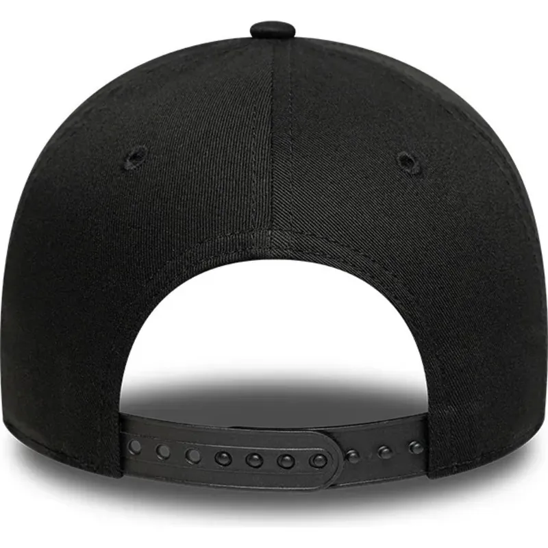 cepur-izliekta-melns-snapback-dorado-e-frame-metallic-outline-no-new-york-yankees-mlb-no-new-era