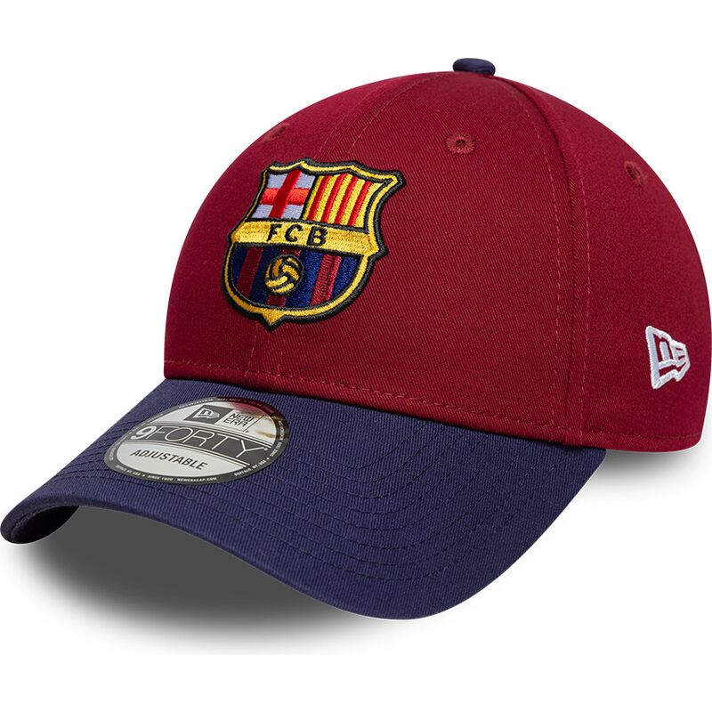 cepur-izliekta-sarkans-regulejams-9forty-contrast-no-fc-barcelona-laliga-no-new-era
