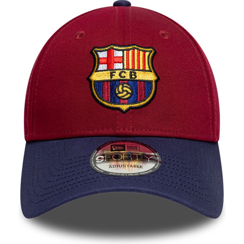cepur-izliekta-sarkans-regulejams-9forty-contrast-no-fc-barcelona-laliga-no-new-era