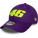 cepur-izliekta-violets-regulejams-9forty-wordmark-no-valentino-rossi-vr46-motogp-no-new-era