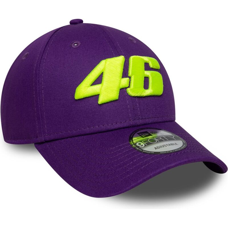 cepur-izliekta-violets-regulejams-9forty-wordmark-no-valentino-rossi-vr46-motogp-no-new-era