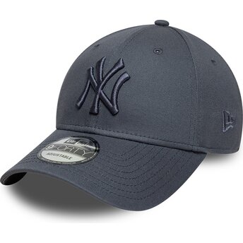Cepur izliekta pelēks regulējams 9FORTY League Essential no New York Yankees MLB no New Era