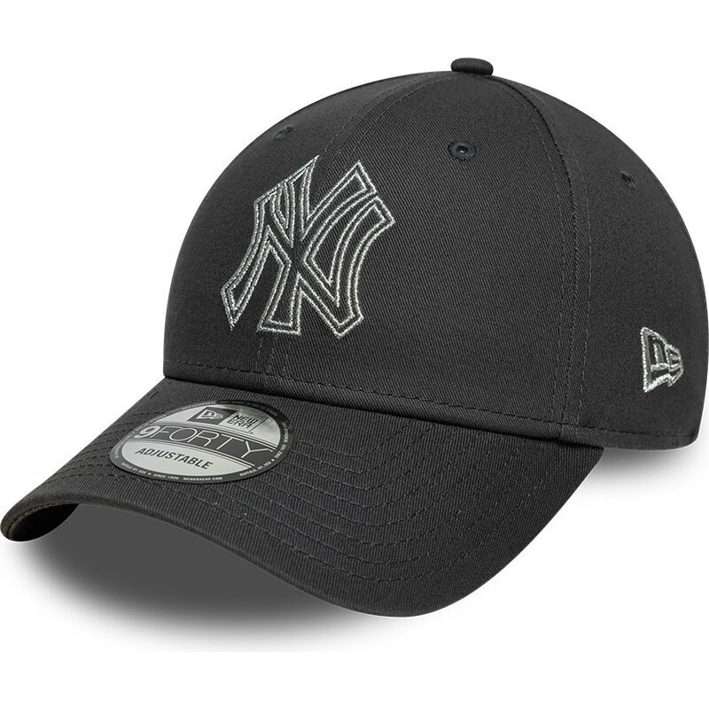 cepur-izliekta-peleks-regulejams-9forty-metallic-outline-no-new-york-yankees-mlb-no-new-era