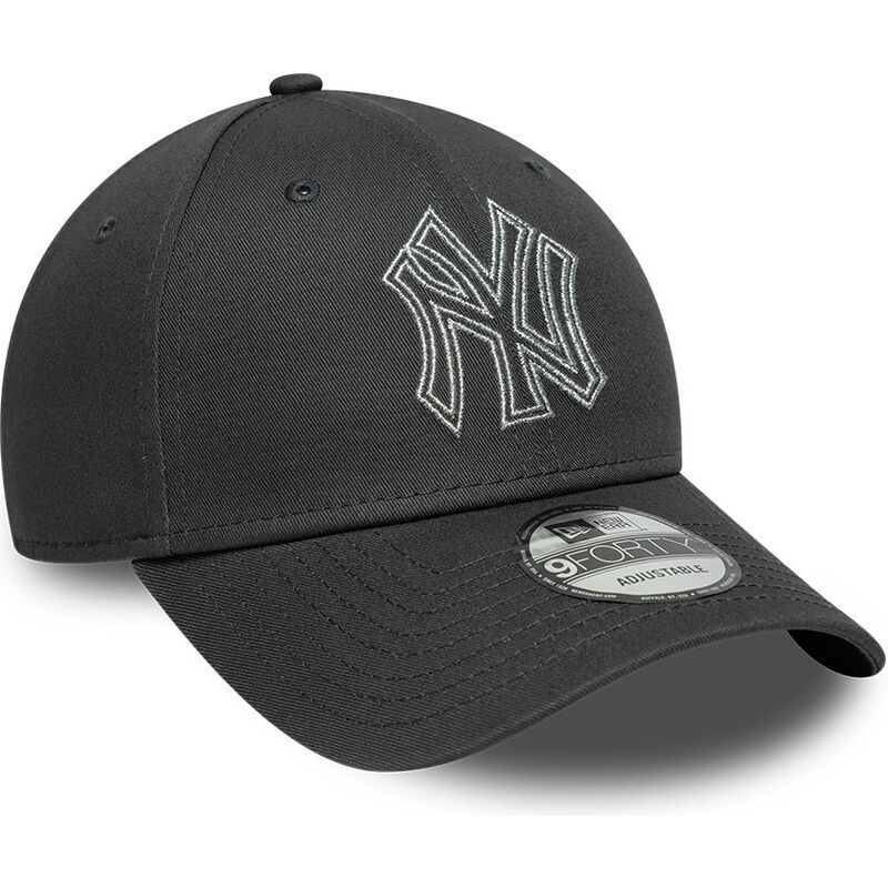 cepur-izliekta-peleks-regulejams-9forty-metallic-outline-no-new-york-yankees-mlb-no-new-era