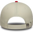 cepur-izliekta-sarkans-regulejams-9forty-contrast-visor-vespa-piaggio-no-new-era
