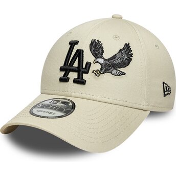 Cepur izliekta bēšs regulējams 9FORTY Outdoor Icon no Los Angeles Dodgers MLB no New Era