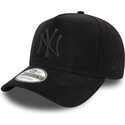 cepur-izliekta-melns-snapback-e-frame-faux-suede-no-new-york-yankees-mlb-no-new-era