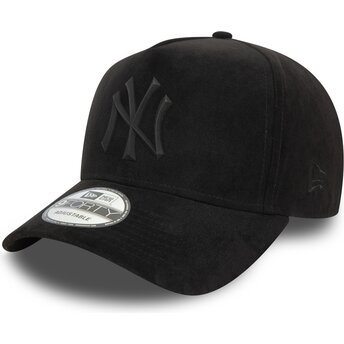 Cepur izliekta melns snapback E Frame Faux Suede no New...