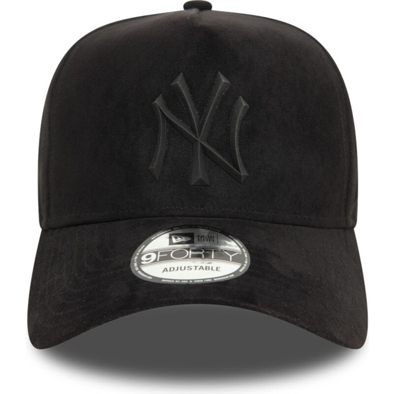 cepur-izliekta-melns-snapback-e-frame-faux-suede-no-new-york-yankees-mlb-no-new-era