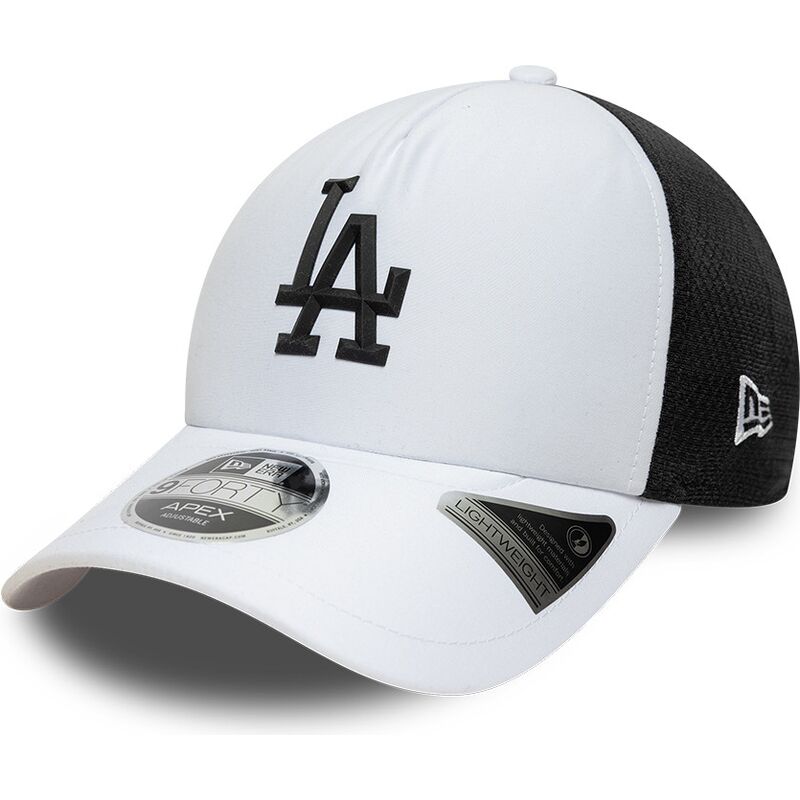cepur-izliekta-truckeris-balts-snapback-9forty-apex-sporty-no-los-angeles-dodgers-mlb-no-new-era
