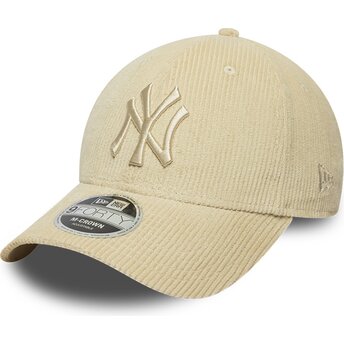 Cepur izliekta bēšs regulējams 9FORTY M-Crown Cord no New York Yankees MLB no New Era