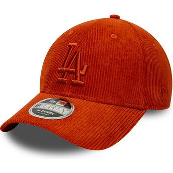 Cepur izliekta oranžs regulējams 9FORTY M-Crown Cord no Los Angeles Dodgers MLB no New Era
