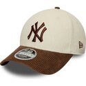 cepur-izliekta-bruns-regulejams-9forty-m-crown-cord-no-new-york-yankees-mlb-no-new-era
