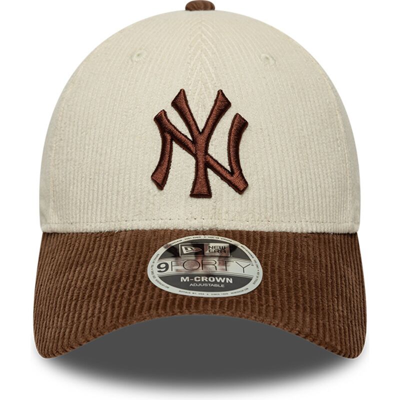 cepur-izliekta-bruns-regulejams-9forty-m-crown-cord-no-new-york-yankees-mlb-no-new-era