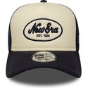 cepur-izliekta-truckeris-tumsi-zils-snapback-a-frame-oval-foam-patch-no-new-era