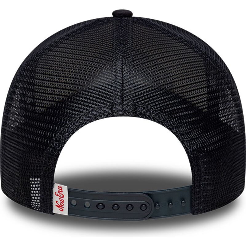 cepur-izliekta-truckeris-tumsi-zils-snapback-a-frame-oval-foam-patch-no-new-era