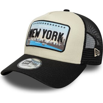 Cepur izliekta truckeris melns snapback A Frame License Plate no New York no New Era