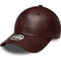 cepur-izliekta-bruns-snapback-9forty-m-crown-pu-diamante-no-new-york-yankees-mlb-no-new-era