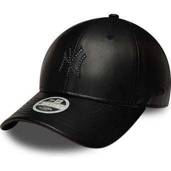 Cepur izliekta melns snapback 9FORTY M-Crown PU Diamante no New York Yankees MLB no New Era