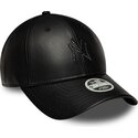 cepur-izliekta-melns-snapback-9forty-m-crown-pu-diamante-no-new-york-yankees-mlb-no-new-era