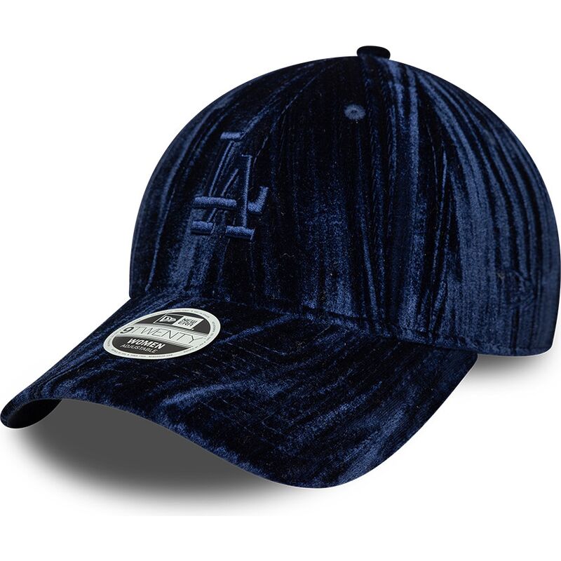 cepur-izliekta-tumsi-zils-regulejams-9twenty-velour-no-los-angeles-dodgers-mlb-no-new-era
