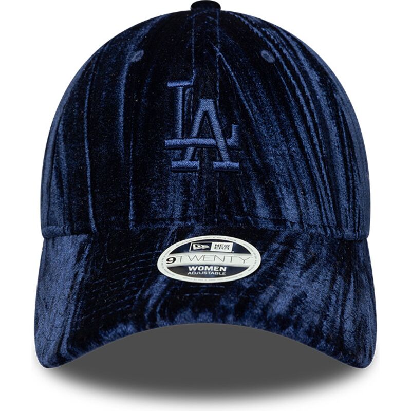 cepur-izliekta-tumsi-zils-regulejams-9twenty-velour-no-los-angeles-dodgers-mlb-no-new-era