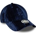 cepur-izliekta-tumsi-zils-regulejams-9twenty-velour-no-los-angeles-dodgers-mlb-no-new-era