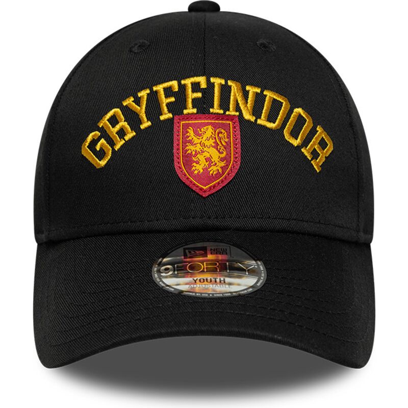 cepur-izliekta-melns-snapback-berniem-9forty-wordmark-no-gryffindor-harry-potter-no-new-era