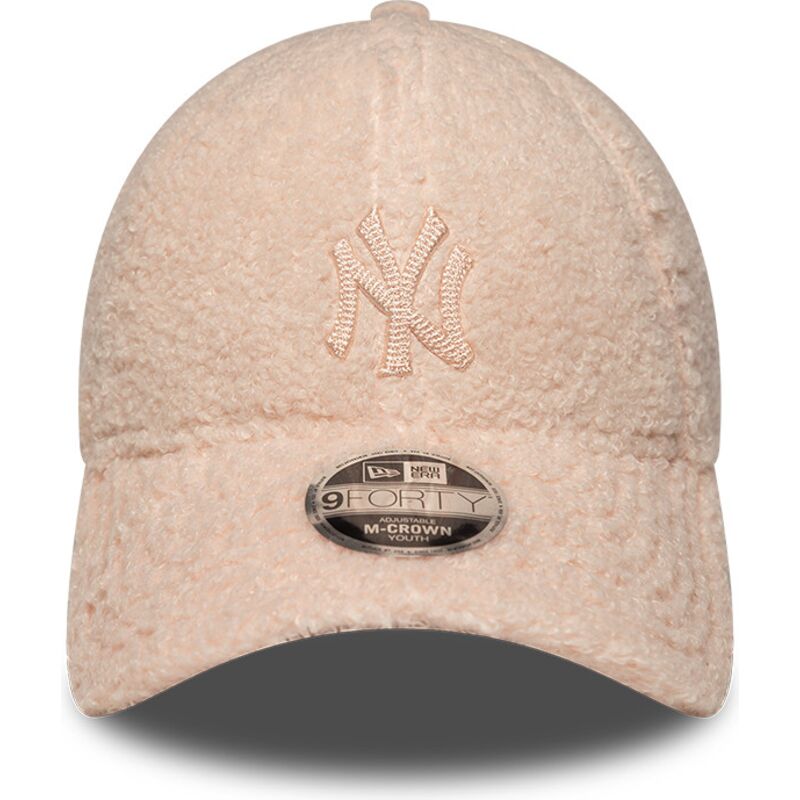 cepur-izliekta-roza-snapback-berniem-rosa-9forty-m-crown-winter-borg-no-new-york-yankees-mlb-no-new-era