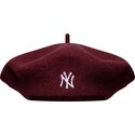 beret-sarkans-wool-script-no-new-york-yankees-mlb-no-new-era