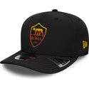 cepur-izliekta-melns-snapback-9seventy-stretch-snap-repreve-no-associazione-sportiva-roma-serie-a-no-new-era