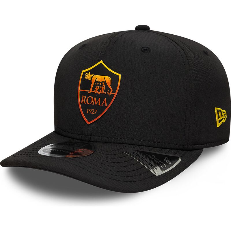 cepur-izliekta-melns-snapback-9seventy-stretch-snap-repreve-no-associazione-sportiva-roma-serie-a-no-new-era