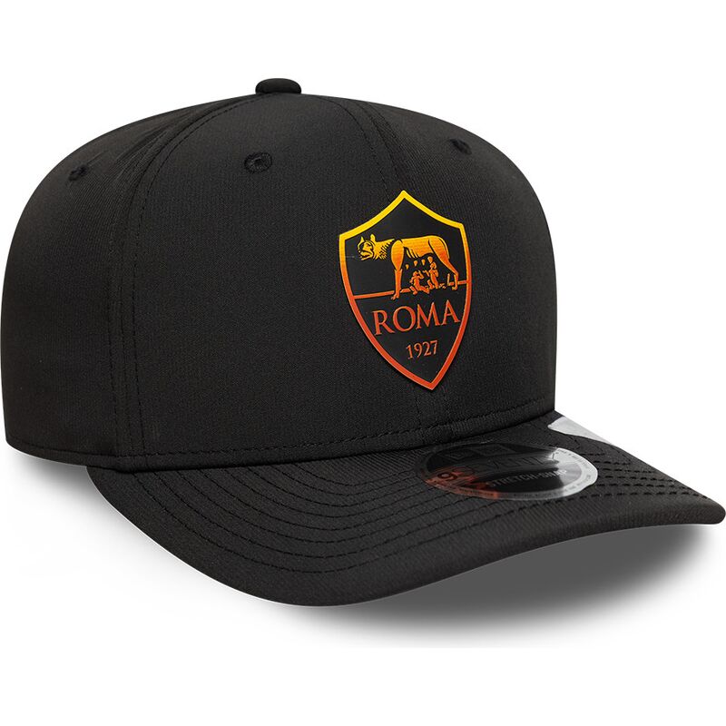 cepur-izliekta-melns-snapback-9seventy-stretch-snap-repreve-no-associazione-sportiva-roma-serie-a-no-new-era
