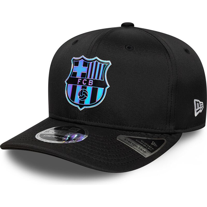 cepur-izliekta-melns-snapback-multicolor-9seventy-stretch-snap-tpu-no-fc-barcelona-laliga-no-new-era