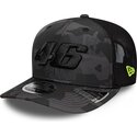 cepur-izliekta-truckeris-maskesanas-snapback-9seventy-stretch-snap-no-valentino-rossi-vr46-motogp-no-new-era