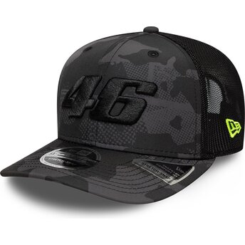 Cepur izliekta truckeris maskēšanas snapback 9SEVENTY Stretch Snap no Valentino Rossi VR46 MotoGP no New Era
