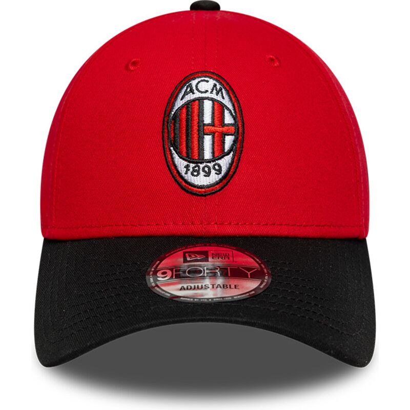 cepur-izliekta-sarkans-regulejams-9forty-contrast-no-ac-milan-serie-a-no-new-era